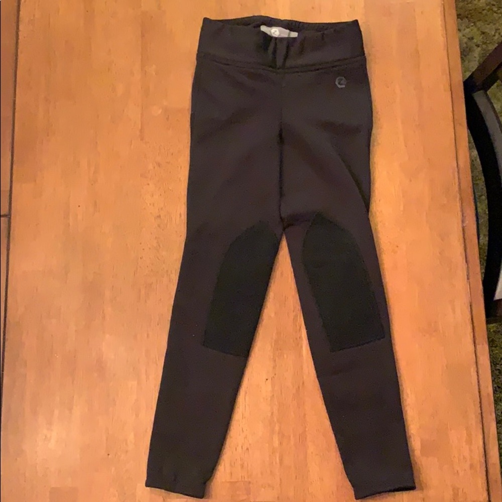 Fleece lined Girls riding pants